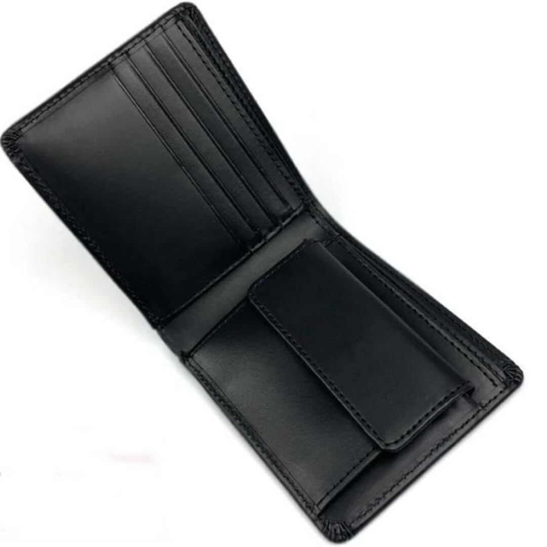 PUMA(プーマ)のブラック 黒 EDWIN エドウイン リサイクルレザー 折財布 45 メンズのファッション小物(折り財布)の商品写真