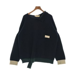 マルニ(Marni)のMARNI マルニ ニット・セーター 46(M位) 紺 【古着】【中古】(ニット/セーター)