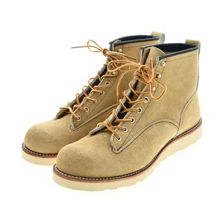 レッドウィング(REDWING)のREDWING ブーツ US9 1/2(27.5cm位) ベージュ 【古着】【中古】(ブーツ)