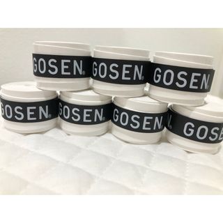 ゴーセン(GOSEN)のGOSEN グリップテープ 7個★迅速発送 白色 ゴーセン マイバチ★色変更可(その他)