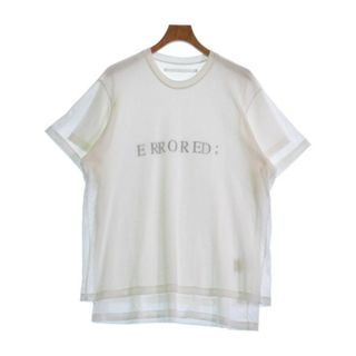 ユリウス(JULIUS)のJULIUS ユリウス Tシャツ・カットソー 2(M位) 白 【古着】【中古】(Tシャツ/カットソー(半袖/袖なし))