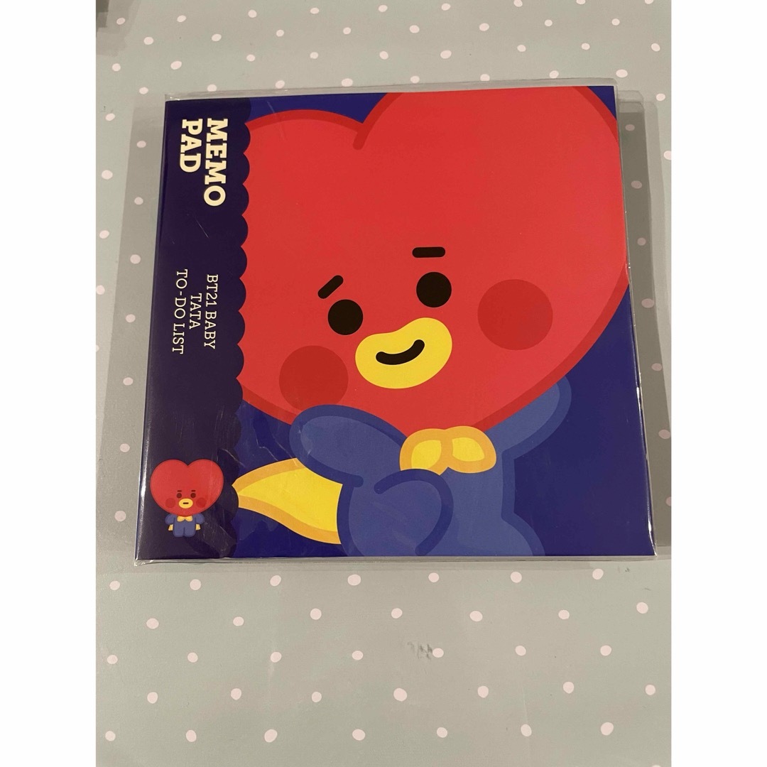 BT21(ビーティーイシビル)のBTS BT21 BABY TATA メモパッド 付箋 インテリア/住まい/日用品の文房具(ノート/メモ帳/ふせん)の商品写真