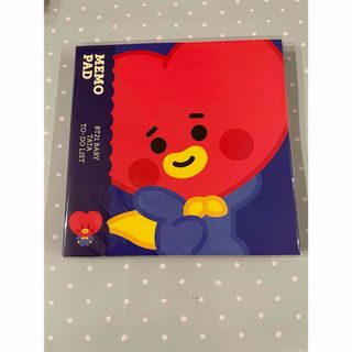 ビーティーイシビル(BT21)のBTS BT21 BABY TATA メモパッド 付箋(ノート/メモ帳/ふせん)