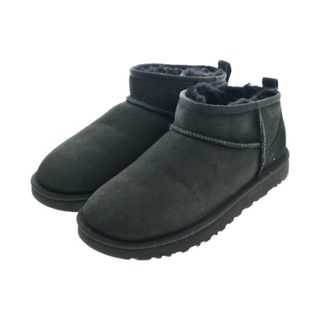 アグオーストラリア(UGG AUSTRALIA)のUGG australia アグオーストラリア ブーツ 26cm 黒 【古着】【中古】(ブーツ)