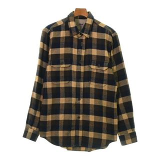 ステューシー(STUSSY)のSTUSSY ステューシー カジュアルシャツ L ベージュx茶x紺(チェック) 【古着】【中古】(シャツ)