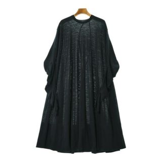 ジルサンダー(Jil Sander)のJIL SANDER ジルサンダー ワンピース 34(XS位) 黒 【古着】【中古】(ひざ丈ワンピース)