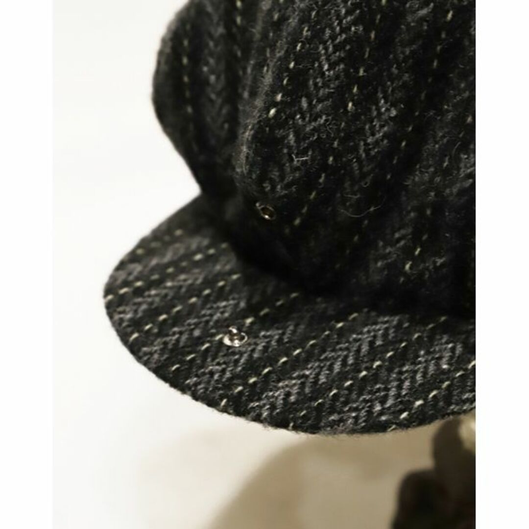 TROPHY CLOTHING x ADJUSTABLE COSTUME トロフィークロージングxアジャスタブルコスチューム AC Harris Tweed One Piece Hunting 7 1/4 メンズの帽子(ハンチング/ベレー帽)の商品写真