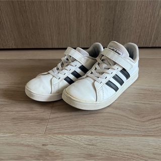 アディダス(adidas)の【活躍★】グランドコート アディダス　キッズ　19㎝(スニーカー)