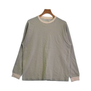 スティーブンアラン(steven alan)のsteven alan Tシャツ・カットソー M 緑x白(ボーダー) 【古着】【中古】(Tシャツ/カットソー(半袖/袖なし))