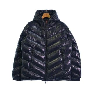 モンクレール(MONCLER)のMONCLER モンクレール ダウンジャケット/ダウンベスト XL 紺 【古着】【中古】(ダウンジャケット)