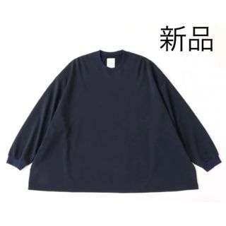 ワンエルディーケーセレクト(1LDK SELECT)のSFC BIG MAX LONG-SLEEVE T- NAVY新品 定価以下(Tシャツ/カットソー(七分/長袖))