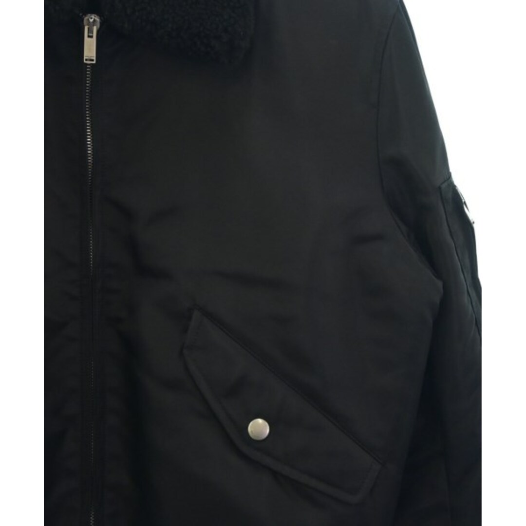 SAINT LAURENT PARIS ミリタリーブルゾン 46(M位) 黒 【古着】 SAINT LAURENT PARIS ミリタリーブルゾン 46(M位) 黒 【古着】