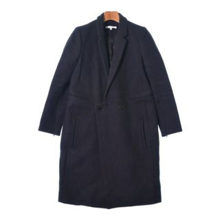 カルヴェン(CARVEN)のCARVEN カルヴェン チェスターコート 36(XS位) 黒 【古着】【中古】(チェスターコート)