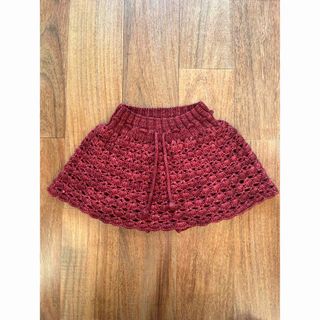 ミーシャアンドパフ(Misha & Puff)のMisha&puff♡Crochet skirt Cranberry♡5-6Y(スカート)