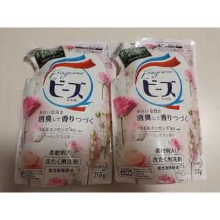 カオウ(花王)のフレグランス　ニュービーズ　ジェル　フラワーリュクス　詰め替え715g　2袋(洗剤/柔軟剤)