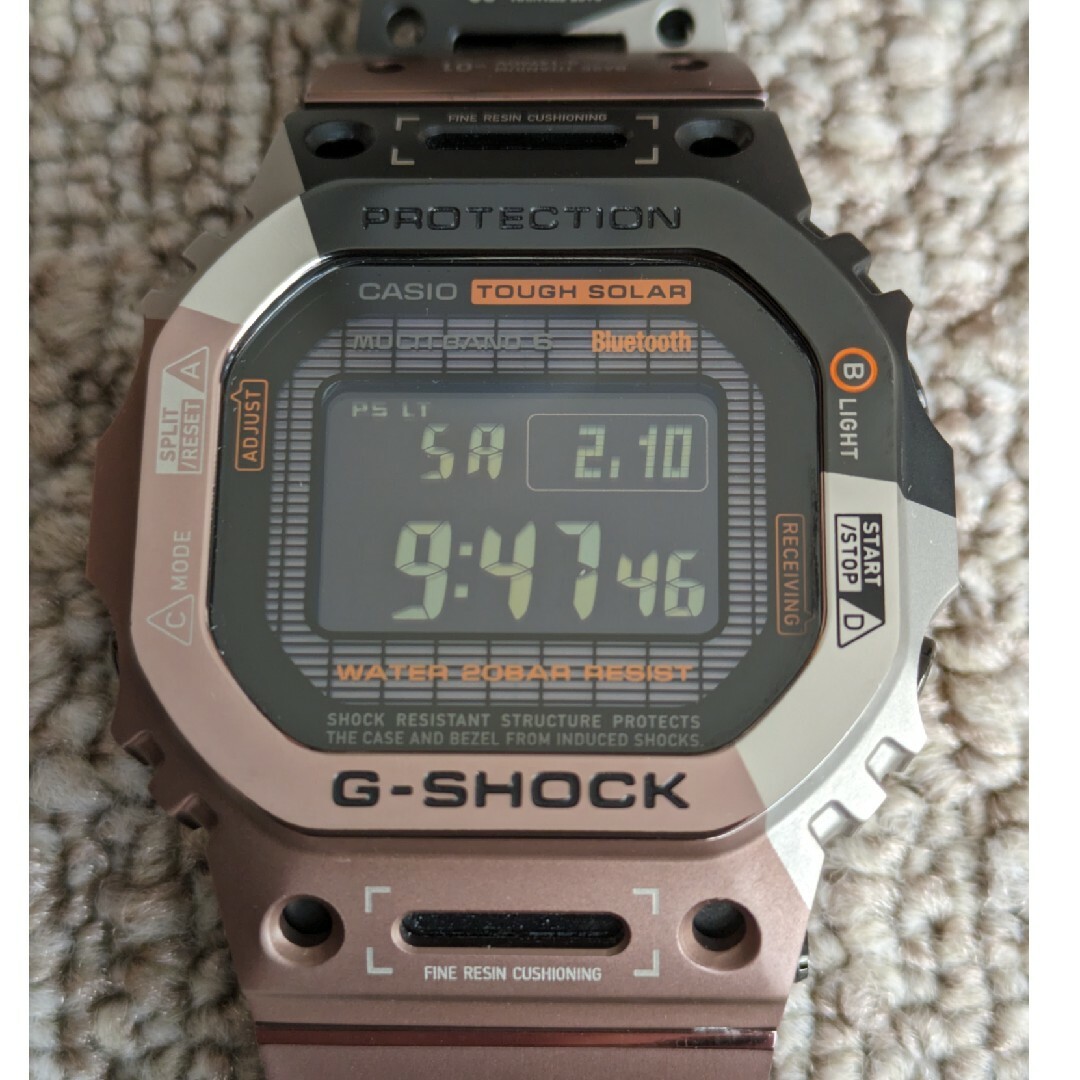 G-SHOCK(ジーショック)のほぼ新品　Gショック GMW-B5000TVB-1JR   バーチャルワールド メンズの時計(腕時計(デジタル))の商品写真