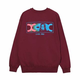 [エックスガール] トレーナー X-FACE SWEAT TOP レディース(その他)