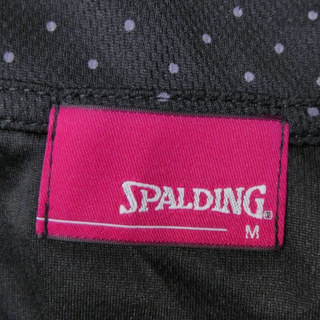 SPALDING(スポルディング)のスポルディング レディースゴルフウエア 半袖 ドット 黒 M スポーツ/アウトドアのゴルフ(ウエア)の商品写真