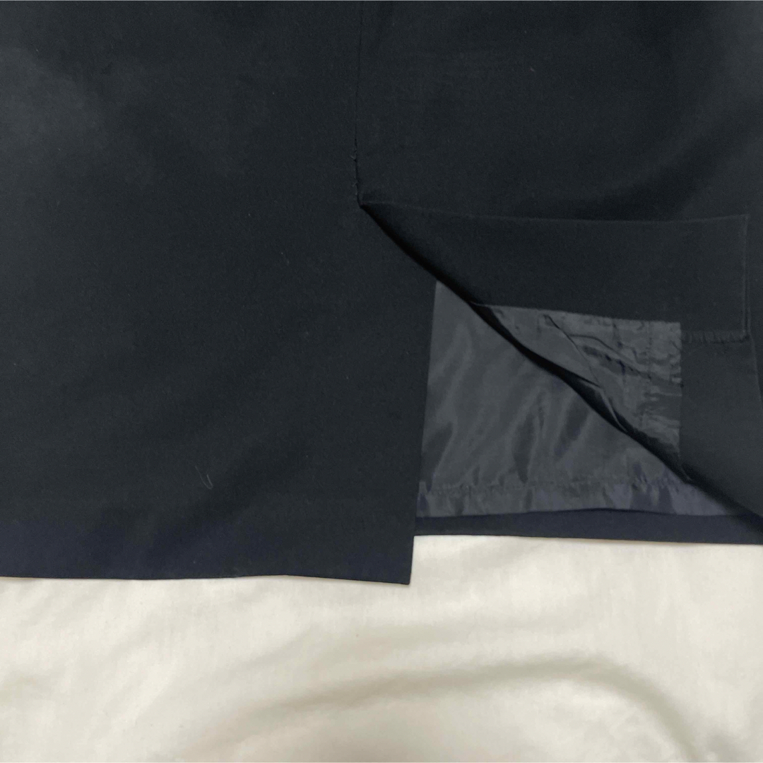 スカート ブラック 冠婚葬祭 フォーマル カジュアル 式典  11号 黒 レディースのスカート(ひざ丈スカート)の商品写真