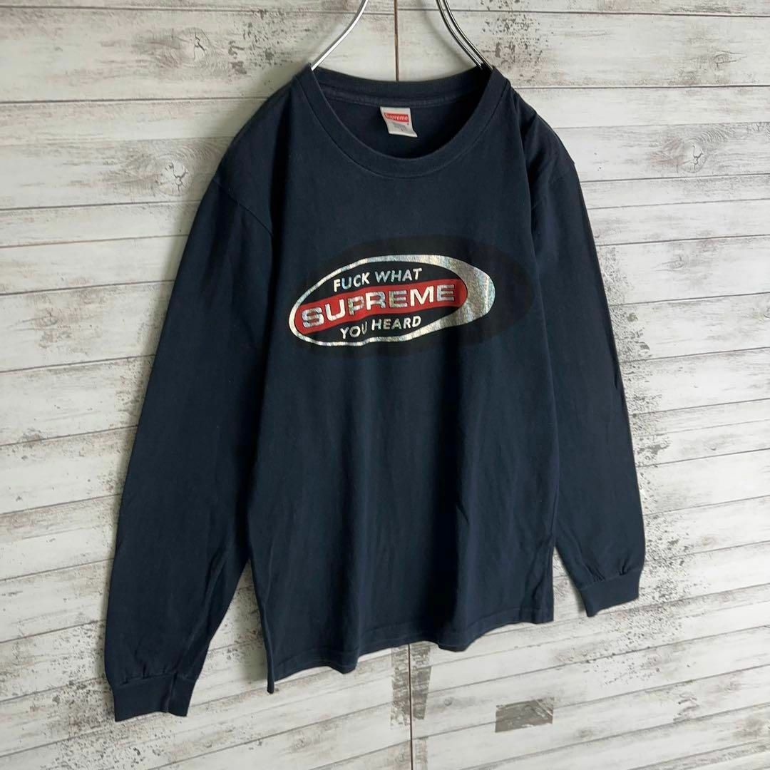 Supreme(シュプリーム)の8795【希少デザイン】シュプリーム☆ビッグロゴ ロングtシャツ　即完売モデル メンズのトップス(Tシャツ/カットソー(七分/長袖))の商品写真