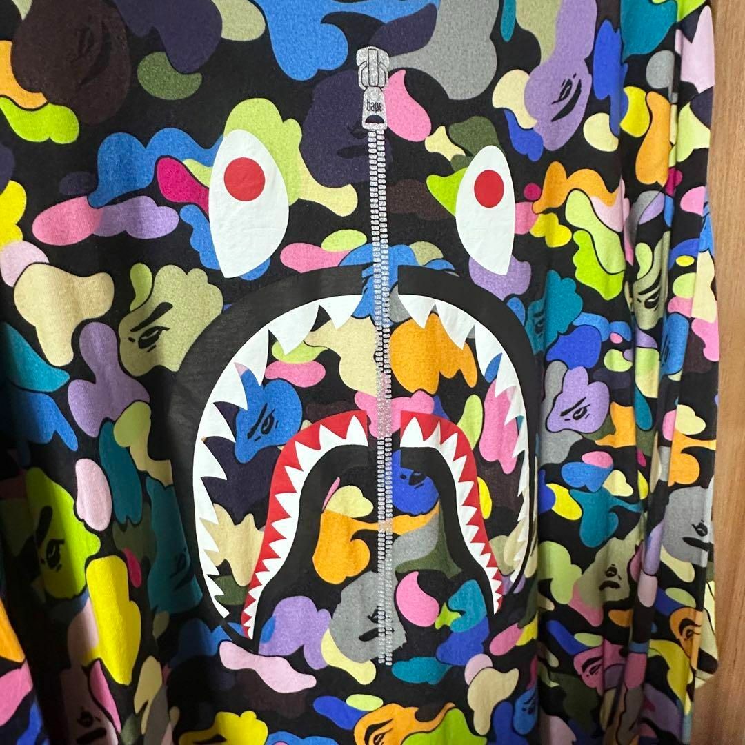 A BATHING APE(アベイシングエイプ)のBape multi camo shark L/S Tee メンズのトップス(Tシャツ/カットソー(半袖/袖なし))の商品写真