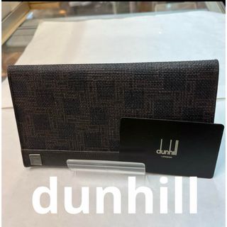 ダンヒル(Dunhill)のダンヒル長財布オールレザー ロゴプレート(長財布)