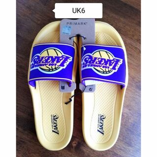 Primark NBA Lakers Slide サンダル UK6(サンダル)
