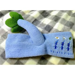 ジェラピケ ピクミン コラボ ヘアバンド 青ピクミン ジェラピケ ピクミン コラボ ヘアバンド 青ピクミン