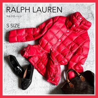 ラルフローレン(Ralph Lauren)の【RALPH LAUREN】ラルフローレン ダウンジャケット ロゴ刻印ボタン S(ダウンジャケット)