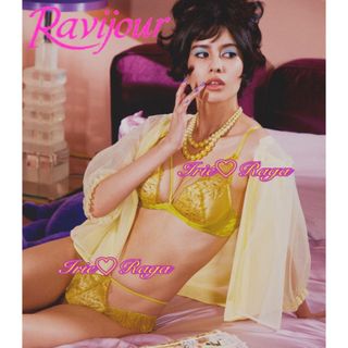 ラヴィジュール(Ravijour)の★Ravijour★サテンレースグロッシーフリルショーツ★フルバックパンツ下着M(ショーツ)