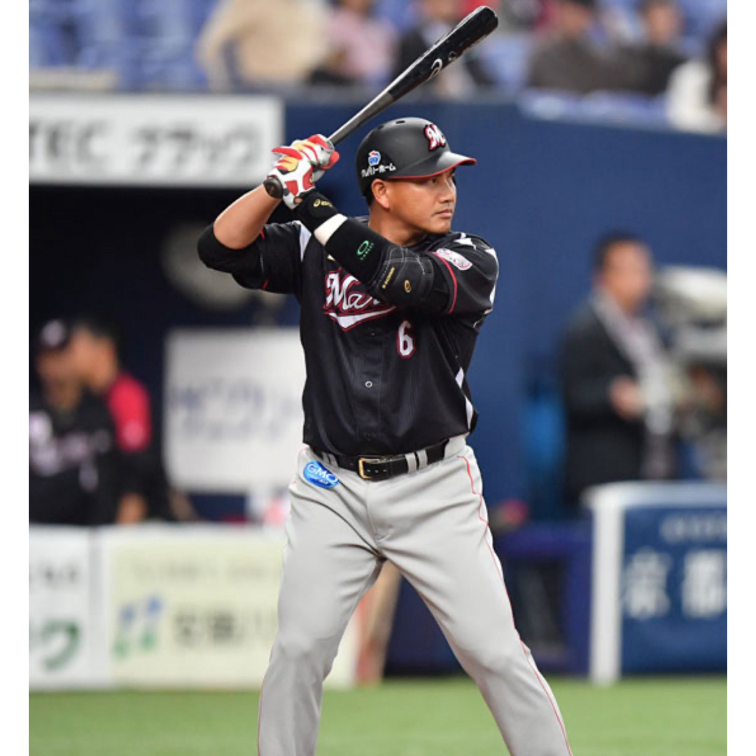 千葉ロッテマリーンズ #6 井口資仁 選手 実使用NPBバット 野球 千葉ロッテマリーンズ #6 井口資仁 選手 実使用NPBバット 野球
