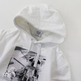 ビリオネアボーイズクラブ BILLIONAIRE BOYS CLUB ムーンウォーク パーカー M/ホワイト トップス プルオーバー【2400013710046】