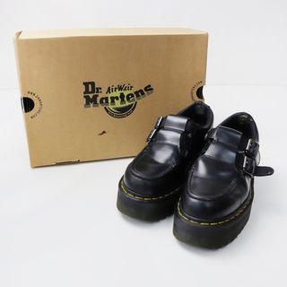 ドクターマーチン(Dr.Martens)のドクターマーチン Dr. Martens BELLE 厚底ローファー UK4/ブラック 2ストラップバー レザー シューズ 23cm【2400013712774】(ローファー/革靴)