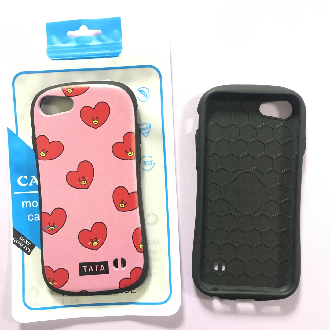 【セール価格】BT21 TATA iPhoneSE2/SE3 スマホケース テテ エンタメ/ホビーのタレントグッズ(アイドルグッズ)の商品写真