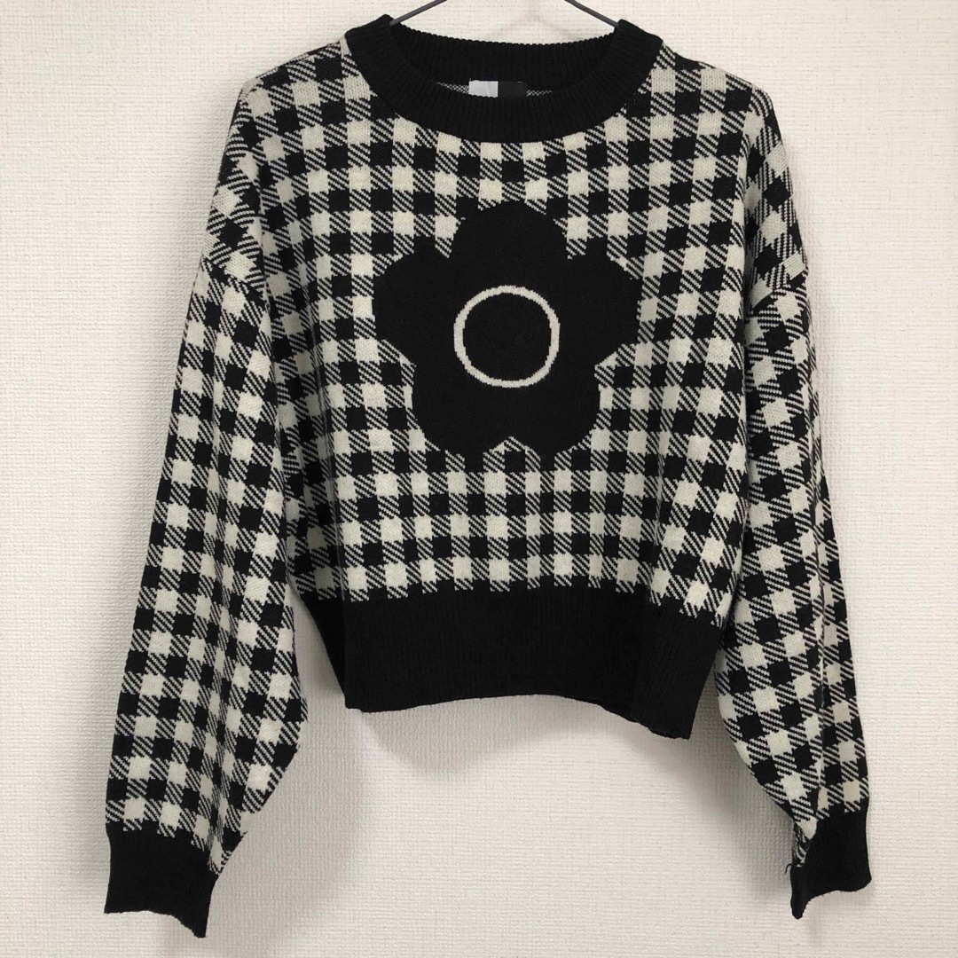 PUBLUX MARY QUANT/マリークワント デイジージャガードニット レディースのトップス(ニット/セーター)の商品写真