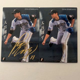 北海道日本ハムファイターズ - 日ハム2014【 カルビープロ野球チップス】大谷翔平◎2014◎スター金サイン