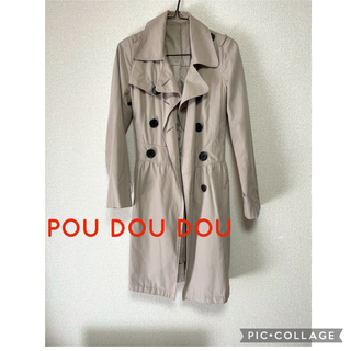POU DOU DOU - トレンチコート　春コート　コート　ブルゾン　アウター　プードゥドゥ