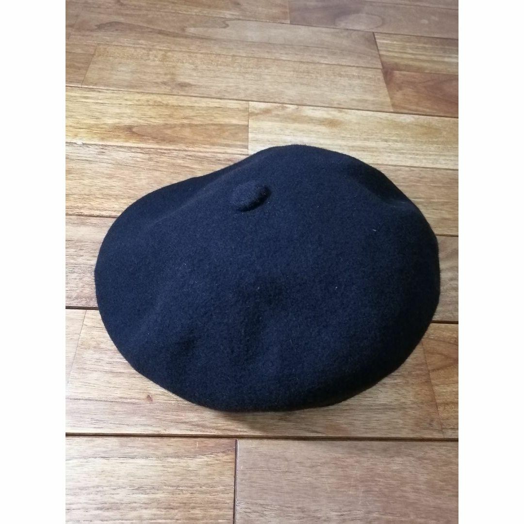 KANGOL(カンゴール)の ◆KANGOL　カンゴール　USED　サイズL　ハンチング　Black　定番 メンズの帽子(ハンチング/ベレー帽)の商品写真