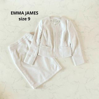 【美品】9号 EMMA JAMES レディース フォーマルセット 卒園式 入学式