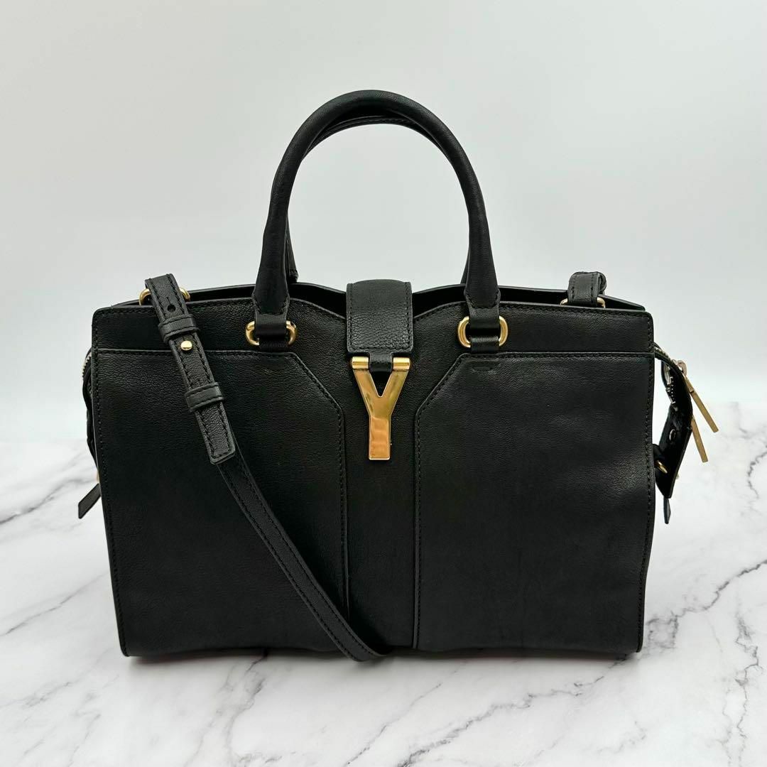 YVES SAINT LAURENT  Yライン カバス ハンドバッグ 2WAY