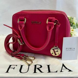 Furla - 【極美品】フルラ エレナ 2way ショルダーバッグ ピンク