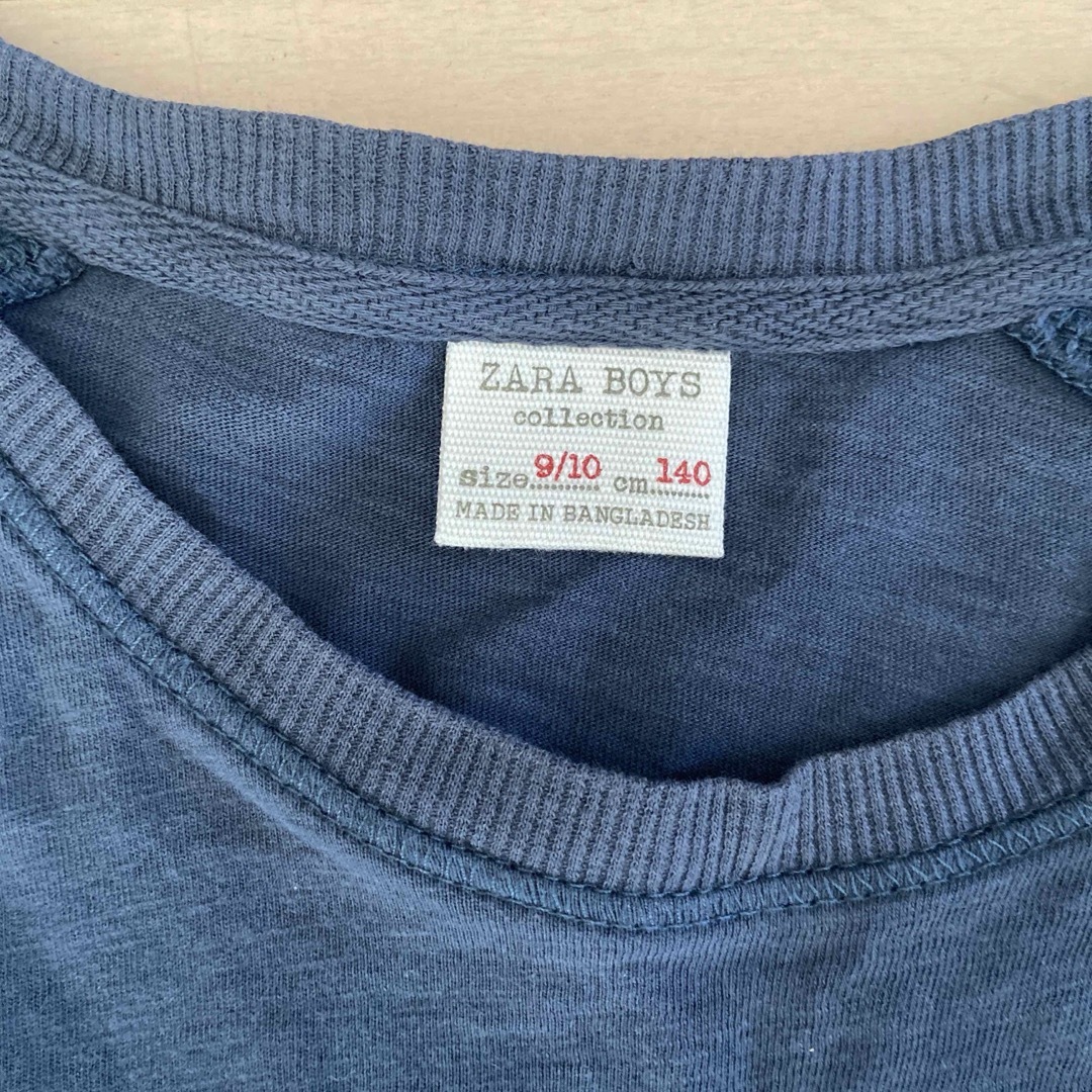 ZARA KIDS(ザラキッズ)のザラボーイズ ロンT 140 キッズ/ベビー/マタニティのキッズ服男の子用(90cm~)(Tシャツ/カットソー)の商品写真