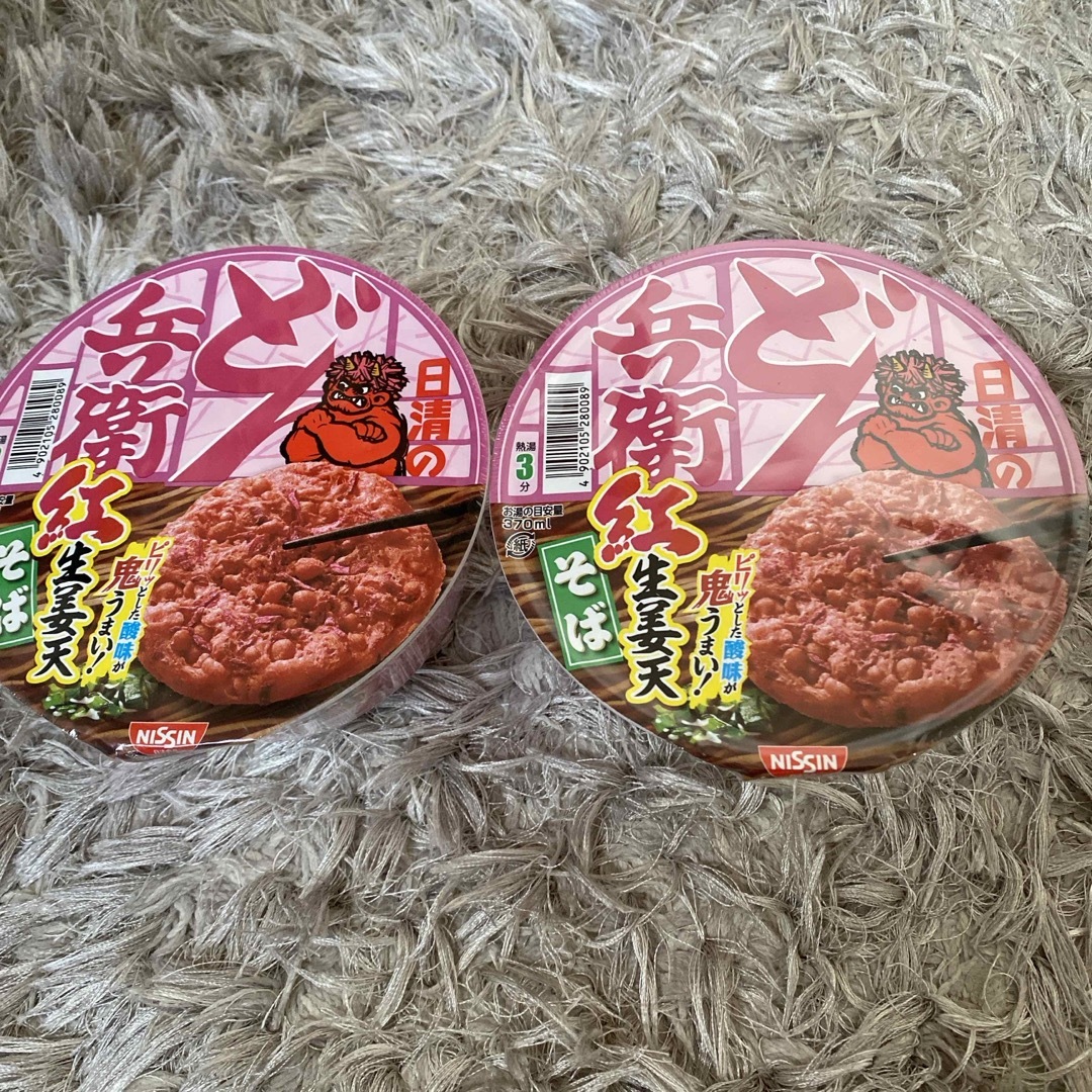 日清食品(ニッシンショクヒン)の日清食品 どん兵衛 紅生姜天そば 92g  食品/飲料/酒の食品(麺類)の商品写真