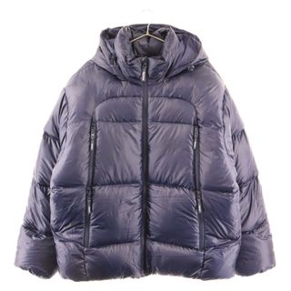 シュプリーム(Supreme)のSUPREME シュプリーム 22AW Reversible Featherweight Down Puffer Jacket フードロゴ リバーシブル ダウンジャケット アウター ネイビー(ダウンジャケット)