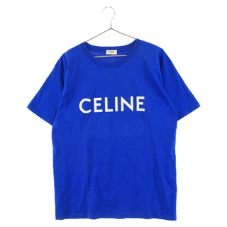 セリーヌ(celine)のCELINE セリーヌ 21SS FRONT LOGO PRINT S/S TEE ロゴプリント 半袖Tシャツ カットソー 2X681501F ブルー(Tシャツ/カットソー(半袖/袖なし))