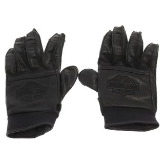 Harley Davidson - HARLEY DAVIDSON ハーレーダビッドソン Value Full-Finger Gloves バリュー フルフィンガーレザーグローブ 手袋 ブラック 98325-15VM