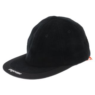 シュプリーム(Supreme)のSUPREME シュプリーム 18SS Terry Visor Logo 6 Panel テリー バイザーロゴ刺繍 6パネル キャップ 帽子 ブラック(キャップ)