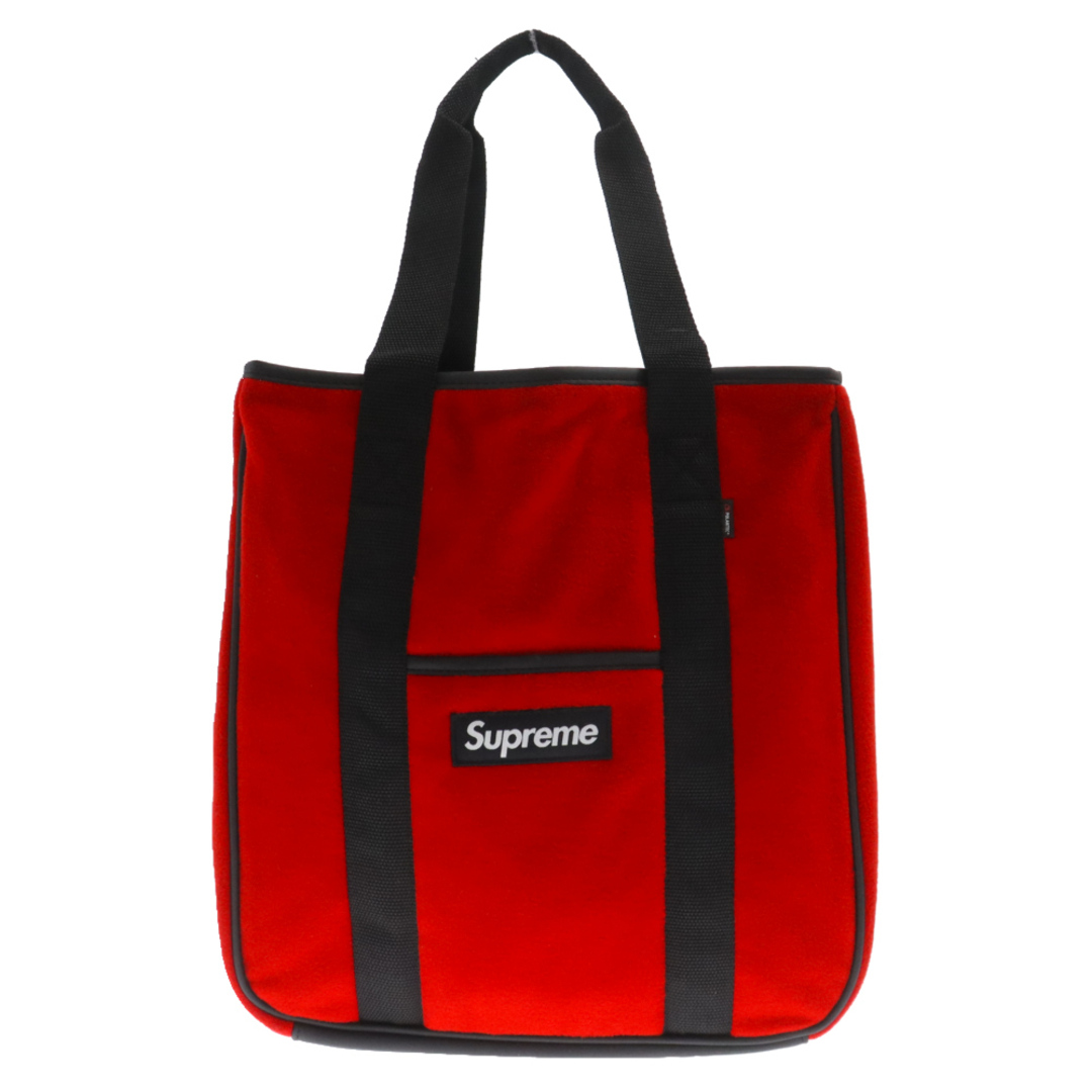 Supreme(シュプリーム)のSUPREME シュプリーム 18AW Polartec Tote ポーラーテック ボックスロゴフリーストートバッグ レッド メンズのバッグ(トートバッグ)の商品写真