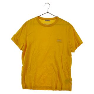 モンクレール(MONCLER)のMONCLER モンクレール 20SS ロゴ刺繍 Uネック 半袖Tシャツ F10918C73300 イエロー(Tシャツ/カットソー(半袖/袖なし))