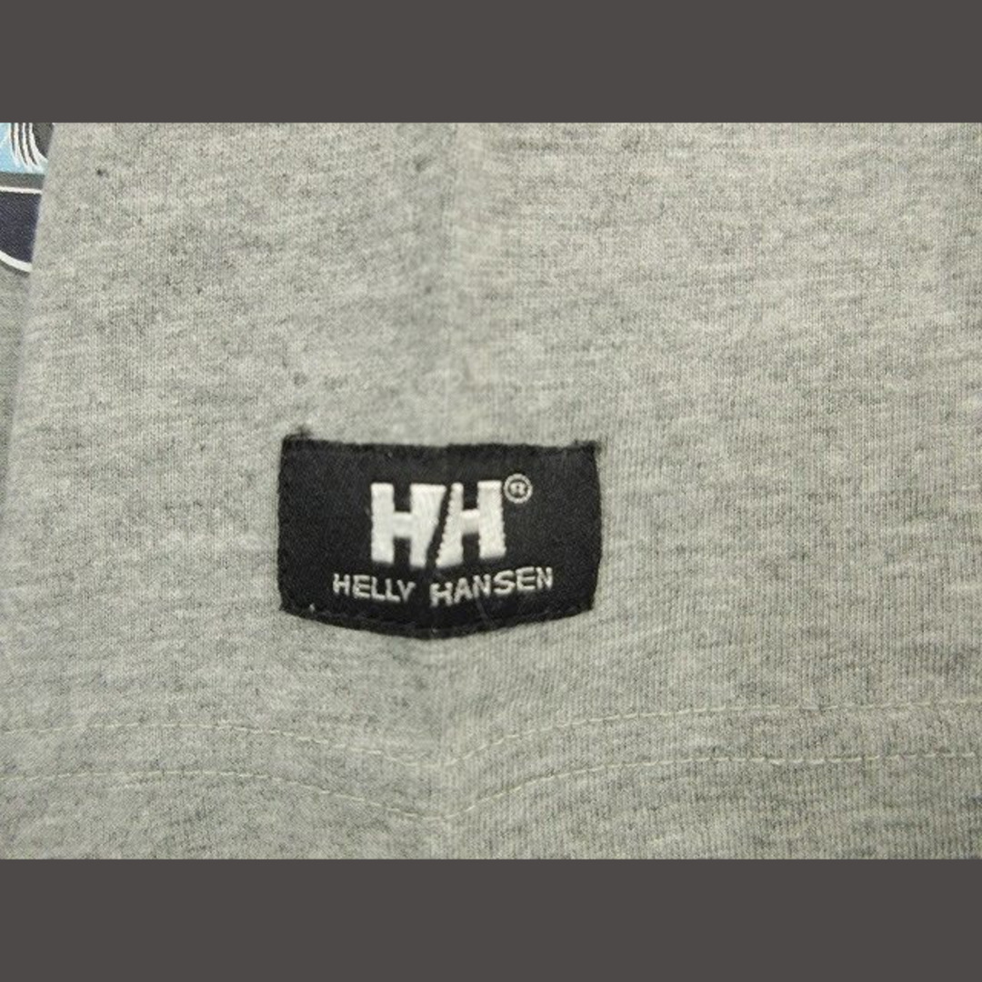 HELLY HANSEN(ヘリーハンセン)のHELLY HANSEN Tシャツ 丸首 半袖 プリント グレー sizeL メンズのトップス(Tシャツ/カットソー(半袖/袖なし))の商品写真